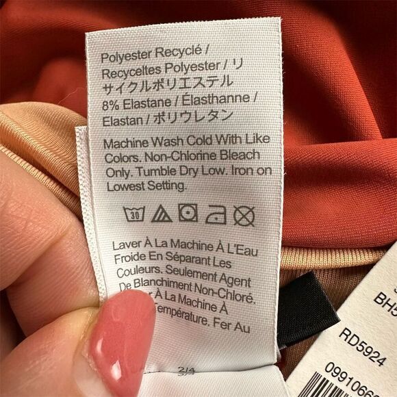 NWT J. Crew Women's Size M Curved-Waist Cheeky String Bikini Bottom with Beads - Picture 7 of 8